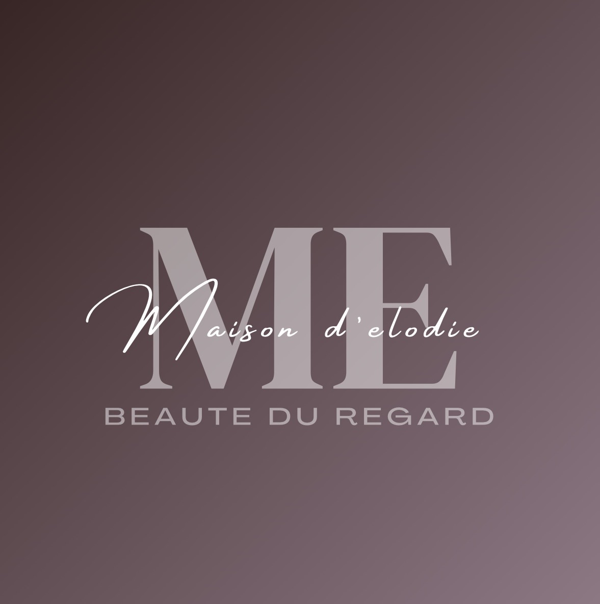 Logo La Maison d'Elodie en fond